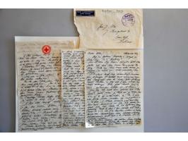 10 letters 1941-1946 all to Miss Herllings Zaandam (nurse on board of the ship M.V. Oranje), including from Neth.Indies with 