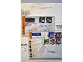 Neth. Indies 25 air mail letters May 1940-September 1941, all censured to abroad, including Burma (May 1940) and many to Grea