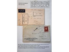 Netherlands colonies, 14 letters, most censored and concerning WWII