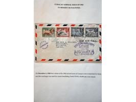 Netherlands colonies, 14 letters, most censored and concerning WWII