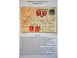 Netherlands colonies, 14 letters, most censored and concerning WWII