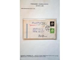 Netherlands colonies, 14 letters, most censored and concerning WWII