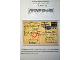 German fieldpost 19 censored letters and cards, most to the Netherlands including Geprüft Feldpostprüfstelle (censored by fie