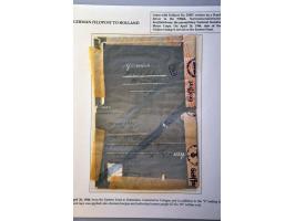 German fieldpost 19 censored letters and cards, most to the Netherlands including Geprüft Feldpostprüfstelle (censored by fie