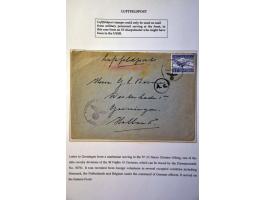 German fieldpost 19 censored letters and cards, most to the Netherlands including Geprüft Feldpostprüfstelle (censored by fie