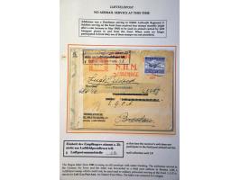 German fieldpost 19 censored letters and cards, most to the Netherlands including Geprüft Feldpostprüfstelle (censored by fie