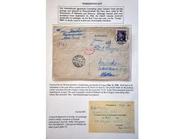 Concentration Camp Theresienstadt postcard (franked with 60 H, against international rules) from Prague 11.V.44 to Amsterdam,