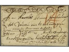 Complete brief van Dordrecht 19-6-1701 geadresseerd Aen Juffr. de Keeters, meesteresse van de koredansseuses a la Haye met ge