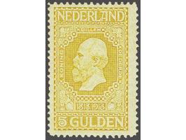 5 gulden geel op roomkleur, cat.w. 740