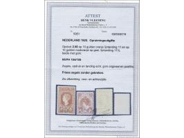 Opruimingsuitgifte 2½ gulden op 10 gulden met certificaat Vleeming 2015, cat.w. 800 