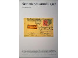 20 luchtpoststukken Nederland-Nederlands Indië 1926-1929, proefvluchten, via Marseille, 2 kaart (w.b. met 2.50 op 10 gulden W