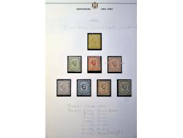 collection 1874-1913 used and */** including some postal stationery on album leaves