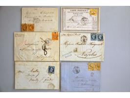 ca. 40 19th century covers including some better frankings