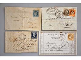 ca. 40 19th century covers including some better frankings