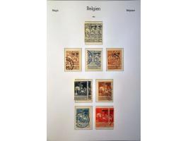 collectie 1849-1993 gestempeld, later */** met betere ex. en series w.b. doubletten en deels dubbel verzameld in 4 albums in 