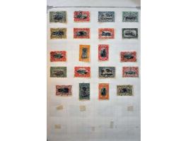 en Zaïre, twee collecties 1886-2001 gestempeld en */** w.b. enkele betere ex. op albumbladen in doosje