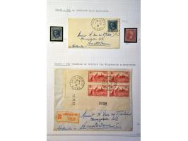 collection from 1849 onwards including many covers with better ex. and sets, some forgeries in 14 ringbinders and envelope 