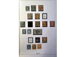 collection 1849-2007 collected both */** and used with many better sets and stamps in 9 Lindner ring binders in large box