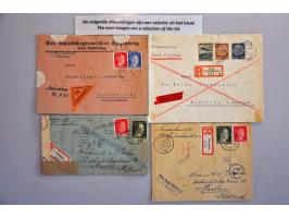 and some other countries postal history including Reich, infla, censored, propaganda, registered, zones etc. in 9 albums 