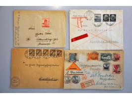 and some other countries postal history including Reich, infla, censored, propaganda, registered, zones etc. in 9 albums 