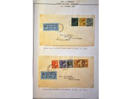 Airmail collection 1929 Carribbean area with better covers a.o. Antigua (Muller 8), St. Lucia (Muller 6 with signature pilot 