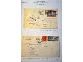 Airmail collection 1929 Carribbean area with better covers a.o. Antigua (Muller 8), St. Lucia (Muller 6 with signature pilot 