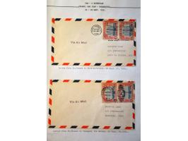 Airmail collection 1929 Carribbean area with better covers a.o. Antigua (Muller 8), St. Lucia (Muller 6 with signature pilot 