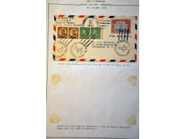 Airmail collection 1929 Carribbean area with better covers a.o. Antigua (Muller 8), St. Lucia (Muller 6 with signature pilot 