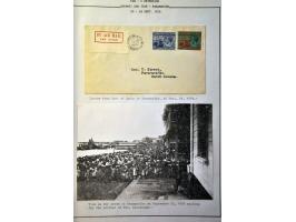 Airmail collection 1929 Carribbean area with better covers a.o. Antigua (Muller 8), St. Lucia (Muller 6 with signature pilot 