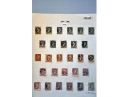 extensive specialized collection 1851-1899 collected both used and */** with many better stamps, printings, perforations, can