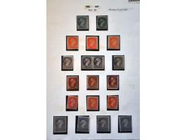 extensive specialized collection 1851-1899 collected both used and */** with many better stamps, printings, perforations, can