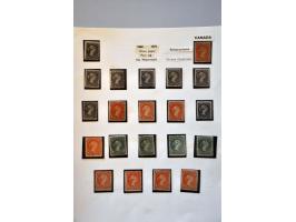 extensive specialized collection 1851-1899 collected both used and */** with many better stamps, printings, perforations, can