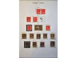 collection 1851-1981 mainly used with many better sets and stamps in Schaubek binder and stockbook