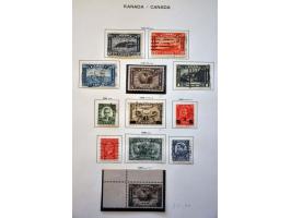 collection 1851-1981 mainly used with many better sets and stamps in Schaubek binder and stockbook