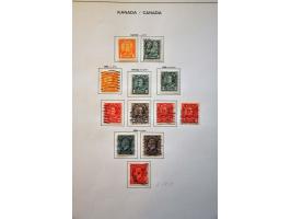 collection 1851-1981 mainly used with many better sets and stamps in Schaubek binder and stockbook