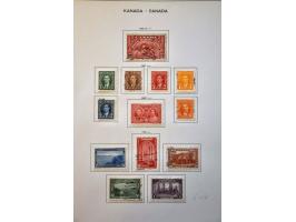 collection 1851-1981 mainly used with many better sets and stamps in Schaubek binder and stockbook