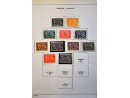 collection 1851-1981 mainly used with many better sets and stamps in Schaubek binder and stockbook