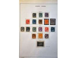 collection 1851-1981 mainly used with many better sets and stamps in Schaubek binder and stockbook