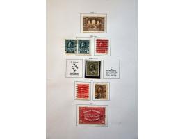 collection 1851-1981 mainly used with many better sets and stamps in Schaubek binder and stockbook