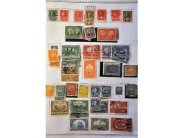 collection 1870-1998 partly double collected including duplicates used and */** with better ex., face value etc. in Minkus al