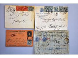 collection of about 125 covers, postal stationery and picture postcards including better ex., in 2 small ringbinders