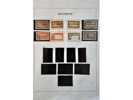 collection 1912-1986 used and */** with better stamps and sets in Davo album