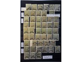 collection local post Warszawa 1915-1916 with proofs (including Mi.IIP, 10 Gr brownblack unissued, signed Petriuk), Ia, IIb, 