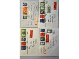 */** with better minisheets, postal history including flight covers, etc. in album, stockbook and folder  