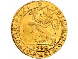 Provinciaal Souverain d'Or of Lion d'Or Antwerpen 1648 AU 5,56gr W. 998 PR