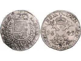 Provinciaal Patagon Antwerpen 1649 AG 27,86gr ZF-