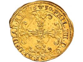 Provinciaal Gouden kroon Brussel 1630 AU 3,42gr W. 1019 PR+