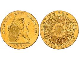 Provinciaal Brabantse Omwenteling (1789-90) Lion d'Or Brussel 1790 Stempels gesneden door Th. van Berckel, AU W. 1155 enige t