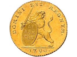 Provinciaal Brabantse Omwenteling (1789-90) Lion d'Or Brussel 1790 Stempels gesneden door Th. van Berckel, AU W. 1155 enige t