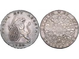 Provinciaal 3 Gulden Brussel 1790 punt achter 1790 aan de onderzijde van de 0, Stempels gesneden door Th. van Berckel, AG W. 